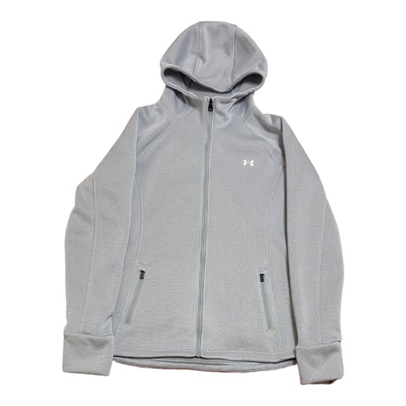 Sale! Under Armour Grey Fleece Lined Jacket Size M - Picture 3 of 8